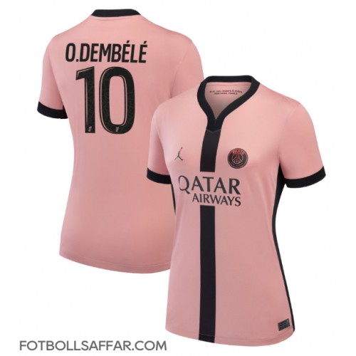 Paris Saint-Germain Ousmane Dembele #10 Tredjeställ Dam 2024-25 Kortärmad